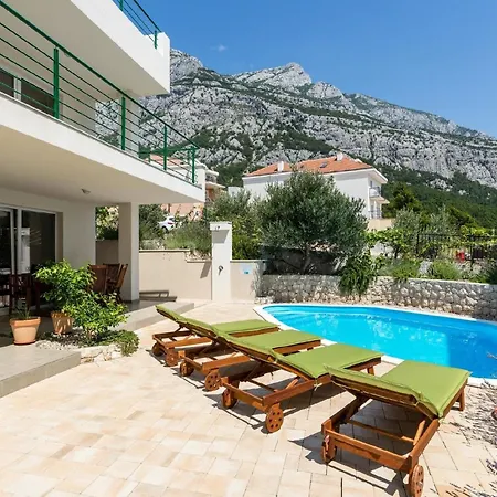 Ferienwohnung Mit Privat Pool Und Dachterrasse Mit Whirlpool Und Meerblick Makarska